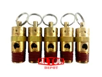 All Tool Depot Ax Series Brass Asme Safety Valve 1/4" Npt 200 Psi 5 Pieces. Fixed Price $21.99.