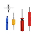 Tire Repair Tool Set - 5 Pcs, For Schrader Valves, W/core Remover & Puller. Fixed Price $13.10.