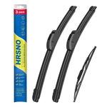 Hrsno 24"+19" Windshield Wipers With 15" Rear Blade Sets 24+19+15. Fixed Price $32.26.