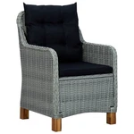 Patio Chairs 2 Pcs Rattan Dining With Cushions Poly Vidaxl. Fixed Price $263.99.