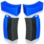 2 Pack Tire Shine Applicator Pads, Reusable Dressing Sponge, Cur. Fixed Price $13.89.