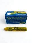 Box Of 12 Markal Yellow Tire Chalk Paint Sticks Crayon Surface Marker Graffiti. Fixed Price $21.98.