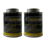 (2) Western Weld Hd Blue All Purpose Tire Repair Vulcanizing Cement 8 Oz Usa. Fixed Price $29.99.
