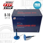 Rema Tip Top B-10 Minicombi Patch Plug Combo Tire Repair 3/8"- Box Of 20. Fixed Price $166.67.
