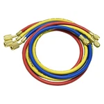 3-PIECE 60" R-12 A/c Charging Hose Set W Auto Shut-off Valve Fittings. Fixed Price $53.63.