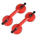 Olympia Tools Glass Suction Cups Heavy Duty Plastic Vacuum Plate 132 Lbs, Red. Fixed Price $17.57.