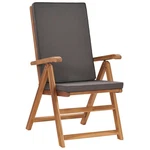 Reclining Patio Chairs With Cushions Seat Yard 2 Pcs Solid Wood Teak Vidaxl. Fixed Price $231.99.