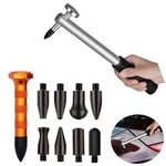 10 Pcs Car Body Paintless Dent Removal Tools Aluminum Hammer Knock Down Kit. Fixed Price $27.91.