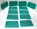 New 12 Pack 6"X3.5" X-large Plastic Auto Body Filler Spreaders Green. Fixed Price $9.99.
