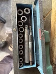 Vintage Craftsman Bushing Driver Set Old School. Fixed Price $80.00.