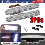 6LED Drl Daytime Running Lights 12V Super Bright Flexible Car Auto Us. Fixed Price $11.85.