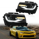 Vland Led Projector Headlights For 2014 2015 Chevrolet Chevy Camaro Sequential. Fixed Price $351.99.