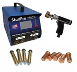 Studpro 2500XI Welder 1/4" Capacitor Discharge. Fixed Price $3200.00.
