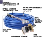 Heavy Duty Semi Truck Trailer Tire Inflator Kit. Fixed Price $30.00.