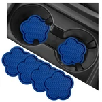 Mtrps 4PCS Car Cup Holder Coasters, Non-slip Flower Shaped Auto Drink Blue. Fixed Price $9.99.