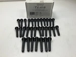 (32) Haltec TV418 Tire Valve Stems Snap-in, Rubber Sleeve, 0.453" Hole. Fixed Price $12.95.