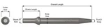 Ajax Tool Works AJX-A961 Jp Shank .498 Tapered Punch. Fixed Price $27.35.