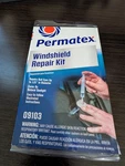 Permatex 09103 Windshield Repair Kit Clear Glass Crack Chip New. Fixed Price $11.95.