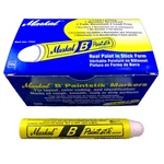 Box Of 12 Markal White Tire Chalk Paint Sticks Crayon Surface Marker Graffiti. Fixed Price $22.88.
