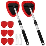 Baderke 10 Pcs Car Windshield Cleaner Tool Kit - Extendable Handle & Microfiber. Fixed Price $33.88.