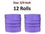 Professional Grade 3/4 " Masking Tape - Competes With 3M 6652 Yellow 12 Rolls. Fixed Price $47.99.
