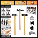 7-PIECE Auto Body Repair Tool Kit Carbon Steel Dent Hammer & Dolly Set. Fixed Price $49.99.