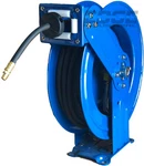 Rapidair R-03050 Heavy Duty 3/8" Id, By 50FT, Dual Arm Auto Rewind Hose Reel. Fixed Price $240.30.