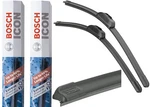Bosch Icon Beam Windshield Wiper Blades Kit 22" & (set Of 2) Front Type. Fixed Price $64.95.