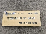 Cen-tech 12" Combination Tri Try Square Working Tool W/ Wooden Box Sku 4185. Fixed Price $15.00.