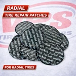 Vps 3-1/4" (82MM) Rubber Reinforced Tire Patch 50 Pcs Universal Round. Fixed Price $31.70.