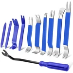 Zecirl 11 Pcs Autotrim Removal Tool Kit, Metal Pry Fastener Blue. Fixed Price $23.58.