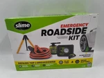 Slime Emergency Roadside Kit 50154 W/tire Sealant, Inflator, Booster Cables Glow. Fixed Price $24.99.