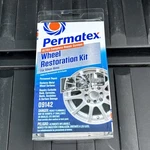 Permatex 09142 Wheel Restoration Kit Ultra Complete System For Silver Rims. Fixed Price $18.95.