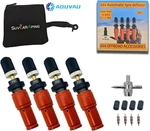 Maisoon Adjustable Auto-stop Tire Deflator Valve KIT,4 Pcs With Storage Pouch. Fixed Price $26.59.