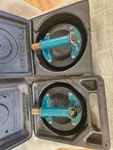Lot Of 2 8" Diameter Woods Power Grip G0695 Suction Cup Vacuum Auto Tool W/ Case. Fixed Price $79.99.