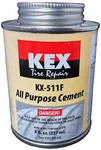 Kex KX-511F Cold Vulcanizing Rubber Tire & Tube Patch Plug Repair Cement Glue. Fixed Price $15.49.