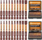 Amartisan 20-PIECE Hex Head Allen Wrench Drill Bit Set, Metric And Sae S2 Steel. Fixed Price $15.43.