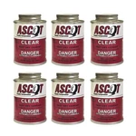 6-PACK Ascot Blue Vulcanizing Cement 8 Oz Tire Repair Glue Strong Bond. Fixed Price $56.42.