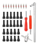Aociska Tire Valve Stem Puller Tools Set,includes CORES,4 Way Valv.... Fixed Price $15.77.