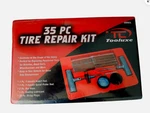 Tooluxe 50002L -35 Piece Tire Repair Universal Heavy Duty Kit. Fixed Price $14.95.