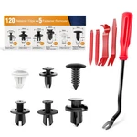 Gooacc 120PCS Car Bumper Push Retainer Clips & One Size, + 5 Tools. Fixed Price $18.01.