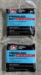 (2) J-b Weld Fiberglass Mat Sq. Ft (38" X 31") Metal Wood Marine Auto Bath. Fixed Price $15.00.