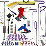 90PCS/SET Car Body Dent Repair Kit, Slide Puller Tabs Hook Rods Tool Hammer Stai. Fixed Price $238.54.