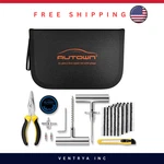 Autown Flat Tire Repair Plug Kit 31 Pcs For Car Truck Motorcycle Atv. Fixed Price $27.00.