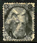 Sc #73 Blackjack Radial Fancy Cancel Cent Jackson 1861-62 Civil War Us 37B11. Fixed Price $17.99.