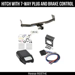 Hitch Tow Pkg+ Brake Control For 07-07 Jeep Patriot 07-10 Compass 44661 Class 3. Fixed Price $831.99.
