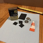 Vintage Camel Tube Tire Rubber Repair Vulcanizing Car Bicycle Patch Kit. Fixed Price $7.50.