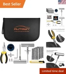 Flat Tire Repair Kit With Plugs 31 Pcs For Car, Motorcycle, Atv, Jeep, Truck,.... Fixed Price $35.99.