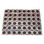 New 48-PIECE Bike Tube Patch Vulcanizing Rubber Round Flat Tire Repair Kit Black. Fixed Price $10.95.