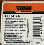 Dorman Hose To Tube Line Splice Kit 800-674 Made Usa. Fixed Price $40.00.